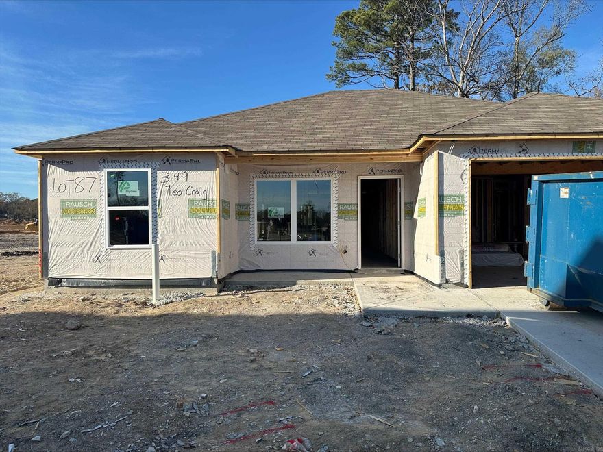 Discover the captivating Franklin plan, renowned for its charming covered front porch and meticulously landscaped front yard that enhance its curb appeal. This home boasts an open floor plan with 3 bedrooms and 2 bathrooms, providing a spacious and inviting living environment. The expansive family room serves as a central gathering space, perfect for relaxation and entertaining guests. The kitchen is a highlight, featuring a beautiful design and equipped with energy-efficient appliances, ample counter space, and a spacious pantry—ideal for preparing and enjoying delicious family meals and snacks. Explore more about the Franklin plan today and envision how it could elevate your living experience!   **SEE SHOWING REMARKS & AGENT REMARKS FOR IMPORTANT INFORMATION**