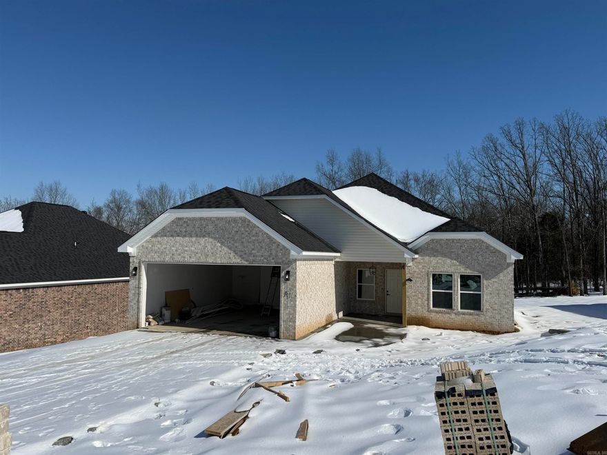 Welcome Home! This 2026 New Construction home that will be ready for you very soon! The home is a 4-Bed, 2-Bath Split Floorplan w/an Open Concept. The Living Room and Kitchen are centrally located in the home. The home also boasts a fantastic pantry & laundry too! Checkout the Master Bed & bath on this floorplan! The home is an ideal location only 2-3 min from I57/67/167 and the new Pre K complex for Cabot Schools. Once the new road connects this property will also be a short trip to Gametime at the Grounds too!  Presently, the property is a short 8-10 min drive to Greystones Golf Course as well! Builder is offering a Limited Time BIG Buyers Concession with Full Price Offer. Let's discuss and see what we can make happen! See Agent Remarks.