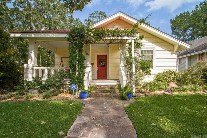 3 BR/2.5 BA cottage in the heart of Hillcrest has an open floor plan, spacious renovated kitchen w/SS, 6 seat banquette, pantry and family room. Large master bedroom is separate from other 2 bedrooms and has adjoining MBA. Second BR has adjoining study and 3rd BR w/closet. Newer fixtures throughout! Large LR w/gas fireplace! Lots of natural light and pretty hardwoods! Privacy fenced. Great private back porch and deck. Beautiful yard and front porch. Walk to the shops and restaurants of Hillcrest!