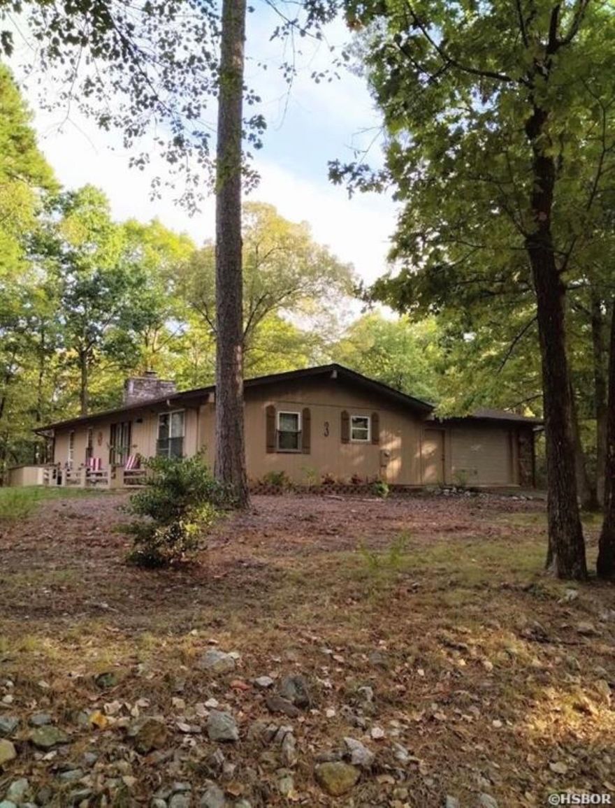 Don't miss this 3 bedroom, 3 full bath in the wonderful community of Hot Springs Village. Peaceful surroundings, close to many of the amenities The Village has the offer. New roof and updated air/heater are also some of the positives.