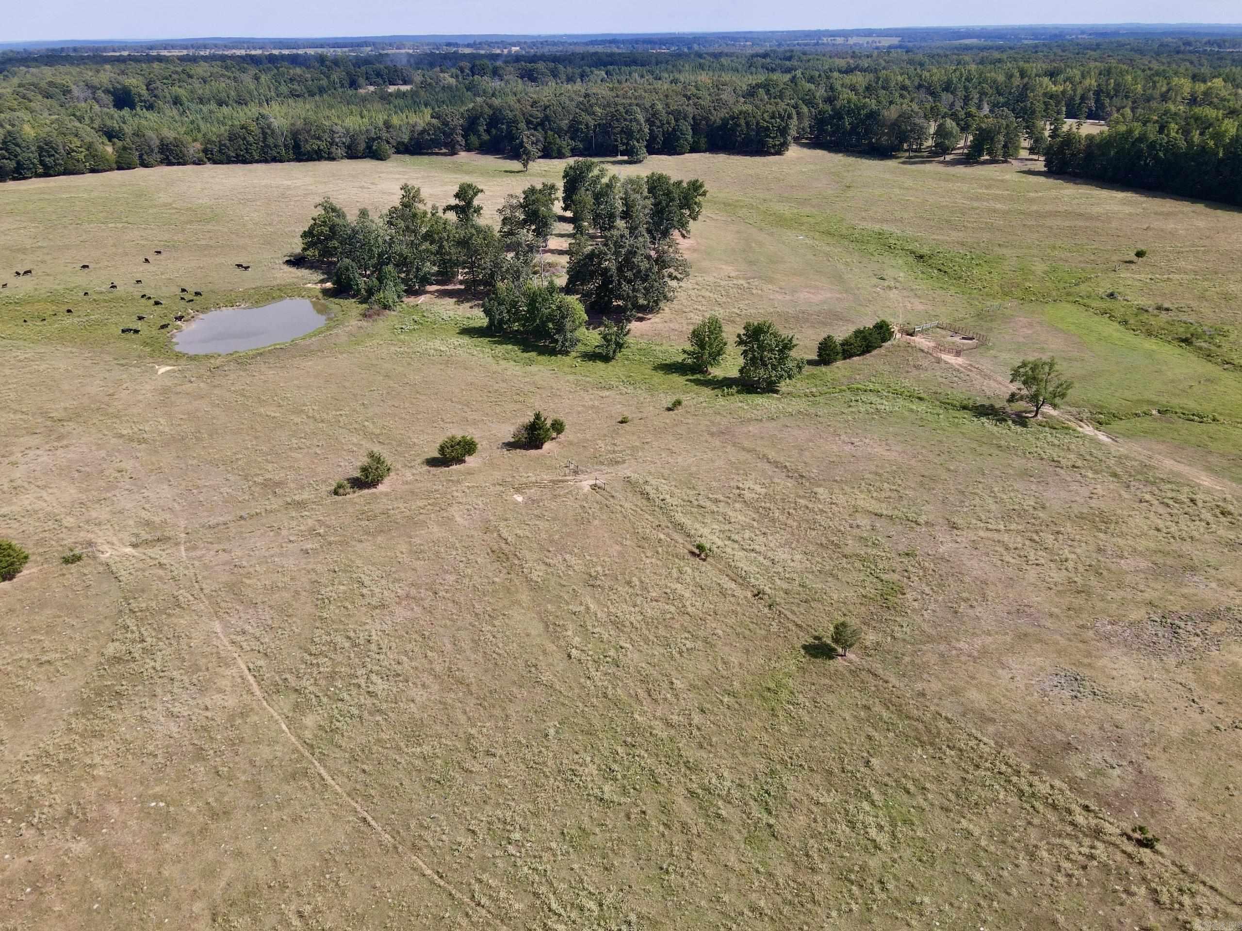 Explore the endless opportunities on this working cattle farm with nearly 1/4 mile of paved road frontage and gated access. The property features several water sources, including 3 ponds and Spring Branch Creek, and is fully fenced and cross-fenced, ideal for livestock. With public utilities including water, electricity, and high-speed internet, the farm offers significant development potential. A 1,172 sqft farmhouse is currently rented, providing a steady income stream. A small timber area adds the perfect hunting spot to this multifunctional property. Whether you're seeking an agricultural investment, development land, or recreational space, this property delivers exceptional versatility.
