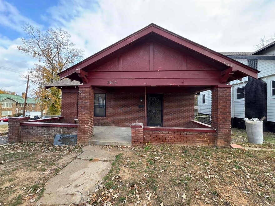 INVESTORS!!! Historic home ready to finish into a duplex! One side is ready to be a 3BR/1.5 bath with a second level and private front entrance. The other is a 1BR/1BA with a private rear entrance all bottom level. Not looking for a duplex? The 1BR/1BA makes a great multi-generational living opportunity. What's been done: all windows repaired (1 per room opens), new HVAC including duct work for 1st level, NEW ROOF, and a new electrical box. The full bath has surround tiled & has been plumbed. the 3/4 bath shower is tiled and plumbed. New vanities in full & half baths. New toilets and plumbing repairs made. New flooring in both kitchens and new flooring in bathrooms! Wall/dry rot repair, sheetrock/plaster hung/repaired. Framing complete for 3 bedrooms upstairs. Deck has been repaired and there is a new back door. No seller property disclosure. Property is being sold AS-IS/WHERE-IS.