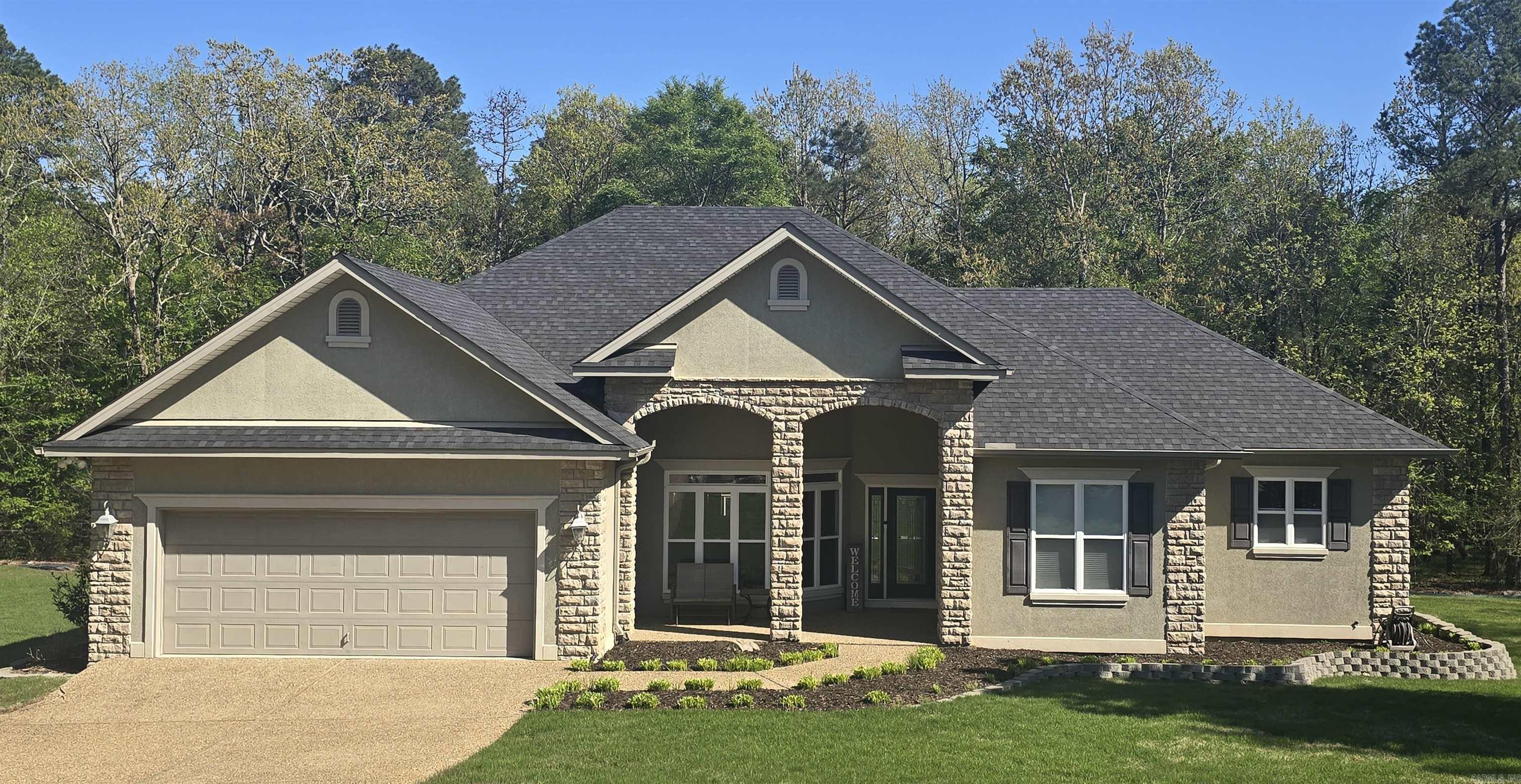 Stunning single-story retreat perfect for modern living and entertaining has 3 BDRMS. (1 made into office) and 2.5 baths. The heart of the home is a fabulous chef’s kitchen, seamlessly flowing into an open-concept layout with a spacious dining room, breakfast bar, and living room ideal for hosting guests. Crown molding in living spaces with nice built ins. Step outside to a large deck overlooking a private backyard, nestled at the end of a peaceful cul-de-sac w/ wrought iron fence in back. The primary suite offers a luxurious escape with an en-suite bathroom and generous walk-in closet, while guest bedroom with own bath could be 2nd primary. A true gem designed for both entertainment and relaxation.