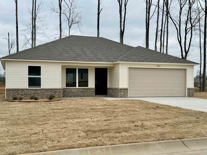 Coleman plan  Upgrades in this home: soaker tub/shower combo in Master Bath, plumbing faucet upgrade 2, laminate flush bar top in Kitchen, Luxury Vinyl Plank flooring in wet areas, raised ceilings in Living Areas per municipal requirements, Cheyenne style interior doors, baseboards level 2, full sod, microwave hood in Kitchen, smooth top range.   Trammel Loop is one of the most convenient locations in Sherwood - close to shopping, dining, and commuting either North or South with Interstate access just moments away!   PLEASE NOTE: The city that governs this home is SHERWOOD. The mailing address for this property is NORTH LITTLE ROCK because of ZIP Code placement.