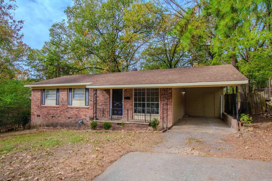 Charming 3 bedroom 1 1/2 bath home centrally located in midtown close to restaurants and shopping. This home has an updated kitchen featuring granite counter tops and gas range. Original hardwoods have been newly refinished. Updated vanities with granite tops. Home has new paint throughout with new luxury vinyl in the other areas. Great location with Meriweather Park right across the street. Measurements approximate. No disclosure will be provided. Seller never lived in the property.