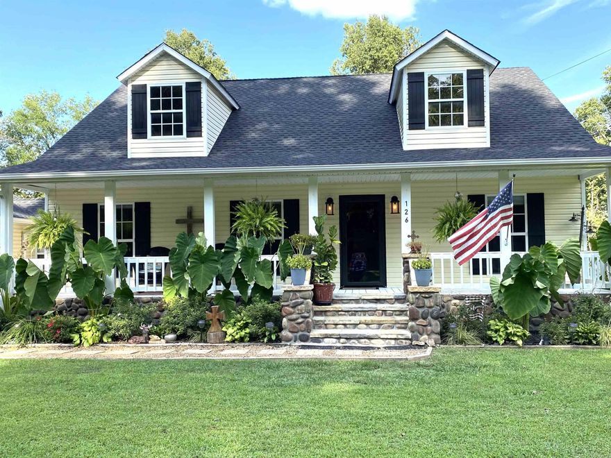 PRICE REDUCED!!! Stunning Riverfront Property with House and Cabin.  Nestled along the banks of the White River, this enchanting riverfront property offers a unique blend of natural beauty, modern comfort and rustic charm.  With spacious main house and a cozy cabin, this property provides the perfect retreat for those seeking tranquility and serenity.   Elegant 3BR/2BA home with top-of-the-line appliances and newly remodeled master bath.  Charming cabin offers a cozy retreat for guests or a private space for yourself.  Complete with bathroom, living area and small kitchenette. The rustic ambiance is perfect for experiencing the true essence of mountain living.  Easy access to the river from fishing, kayaking or enjoying the flow of the water.    New roofs, new rock steps and rock around the house and cabin. Included in Square footage total is Oversized garage (800SF) and Cabin (400SF) all Heated & Cooled.  Sits on 2 riverfront lots.