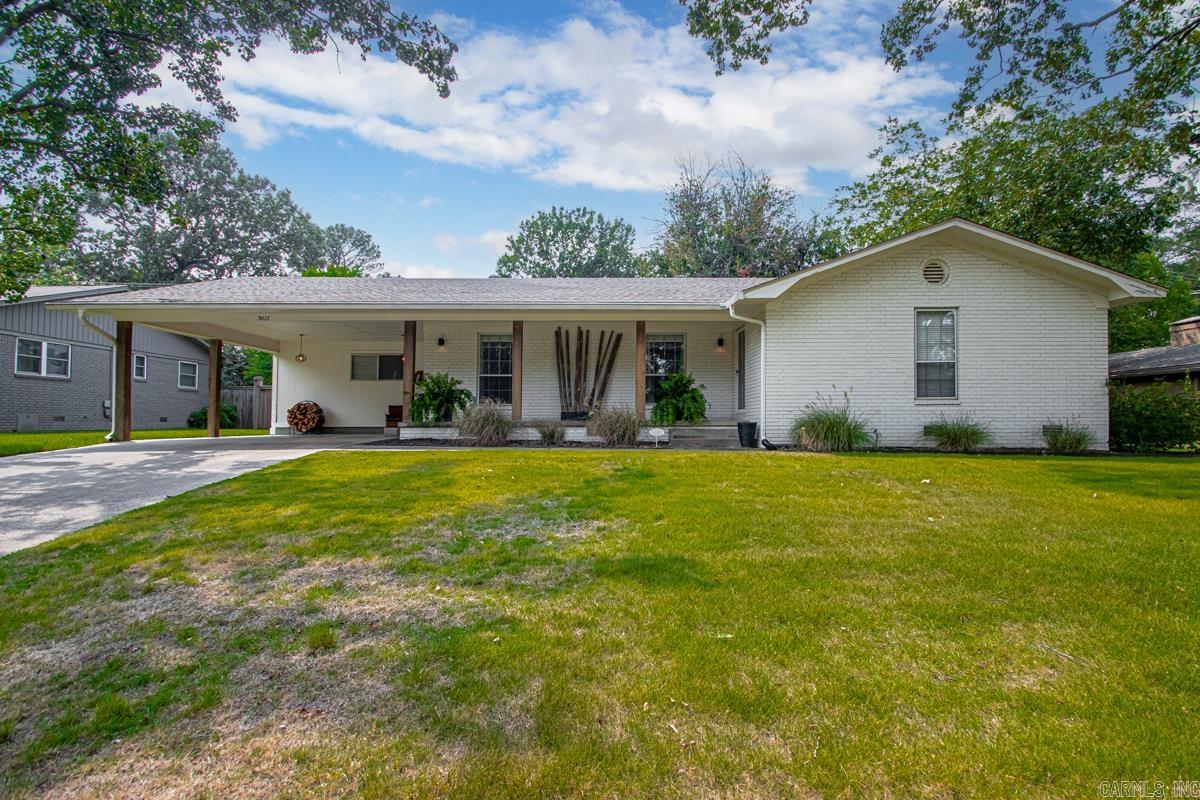 Welcome to this wonderful home, located in the prestigious neighborhood of Lakewood. This home has a beautiful front porch with wood columns to give it a modern look. The foyer leads into a large living and dining room, perfect for entertaining. Just off the main space, a cozy den with a woodburning fireplace creates the perfect spot to relax. The den opens to the kitchen with granite countertops and stainless steel appliances. It is bright and has the perfect flow for cooking. Down the hall leads to 3 Bedrooms and a full bath. The master suite is at the end of the hallway, giving it some separation and additional privacy. The closest has thoughtful built ins for extra storage and a ¾ bath with a fully tiled shower. Outside is a large covered patio, great for entertaining, dining or simply enjoying the backyard all year round. Living is made easier with a large laundry room, sprinkler system front and back and security system. Schedule your tour today and see everything this home has to offer!