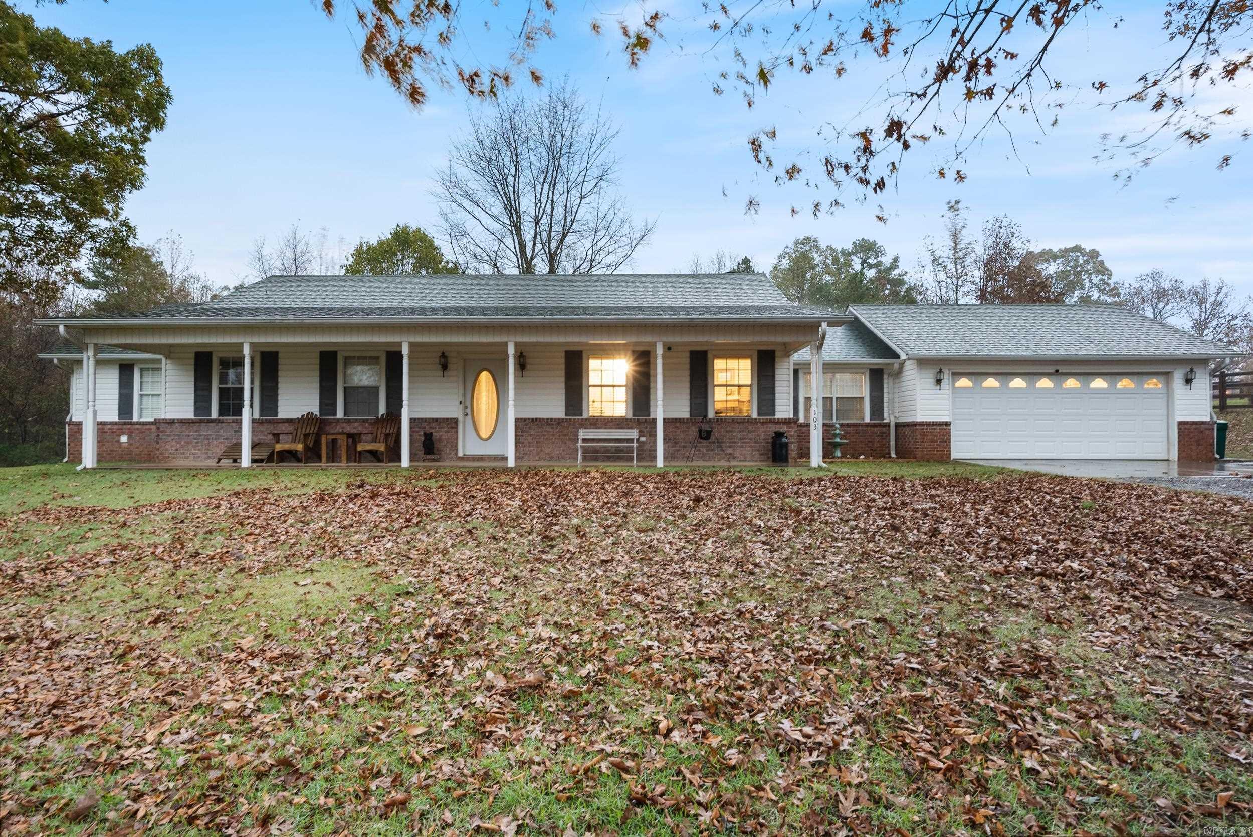 Charming 3-Bedroom, 2-Bathroom Home on 3 Acres in Perryville, AR Nestled on a tranquil dead-end road, this meticulously maintained 2,044 sq ft home offers serene country living with modern comforts. Enjoy peace of mind with an installed emergency generator and whole-home air purifier. The fenced backyard is perfect for pets and play, while the fruit-producing orchard—including peach, pear, apple, and nut trees—adds beauty and sustainability. Located in a quiet neighborhood just inside the Ouachita National Forest, this home combines privacy, convenience, and natural charm