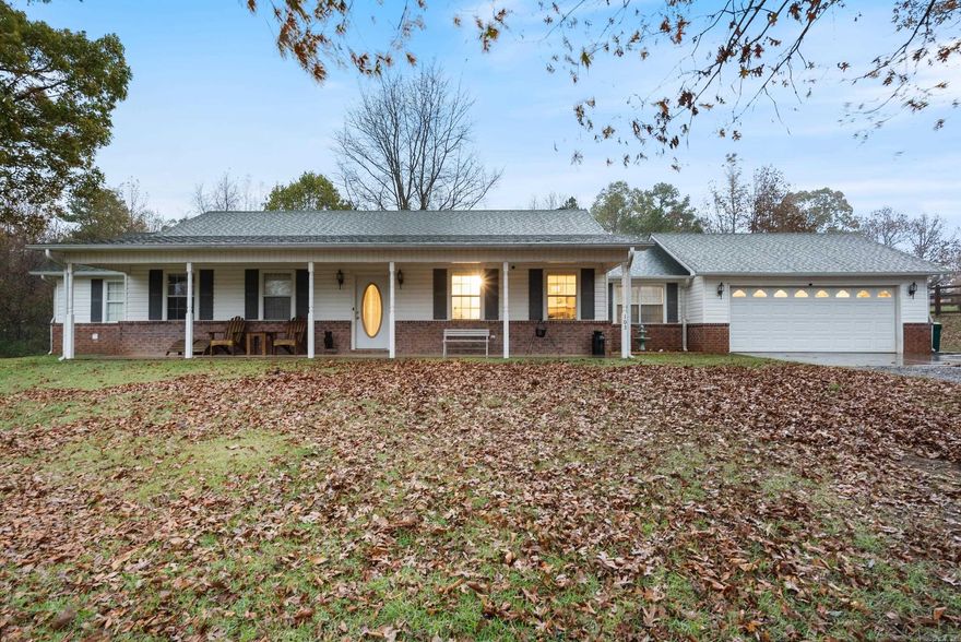Charming 3-Bedroom, 2-Bathroom Home on 3 Acres in Perryville, AR  Nestled on a tranquil dead-end road, this meticulously maintained 2,044 sq ft home offers serene country living with modern comforts. Enjoy peace of mind with an installed emergency generator and whole-home air purifier. The fenced backyard is perfect for pets and play, while the fruit-producing orchard—including peach, pear, apple, and nut trees—adds beauty and sustainability. Located in a quiet neighborhood just inside the Ouachita National Forest, this home combines privacy, convenience, and natural charm