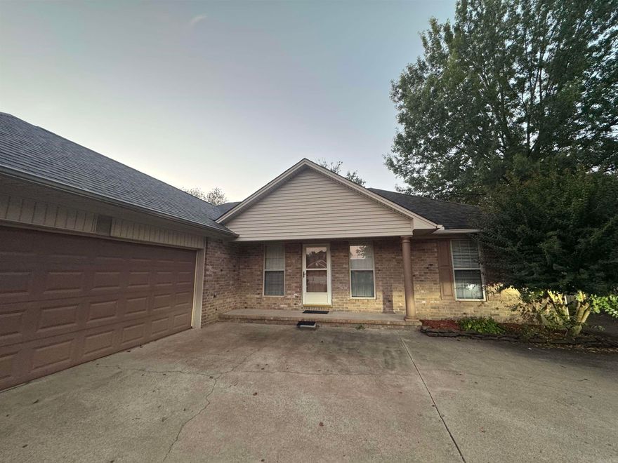Welcome to this attractive 3-bedroom, 2-bathroom brick home built in 2001, offering approximately 1,504 sq ft of one-level living in a desirable Searcy location.  Step inside to a comfortable, open layout where living, dining, and kitchen areas flow effortlessly. The split bedroom design ensures privacy, with the primary suite separated from secondary bedrooms. The home features updated paint, ceiling fans, and modern finishes throughout.  The kitchen includes stainless appliances, ample cabinetry, and opens toward the living space, ideal for everyday living and entertaining.  Two full baths serve the home well, and the laundry area is conveniently located.  Outside, enjoy a level, manageable yard on roughly 0.20–0.25 acres (8,700+ sq ft) with space for gardening, outdoor relaxing, or future improvements.  Additional features include an attached garage, durable brick exterior, and a roof designed for longevity