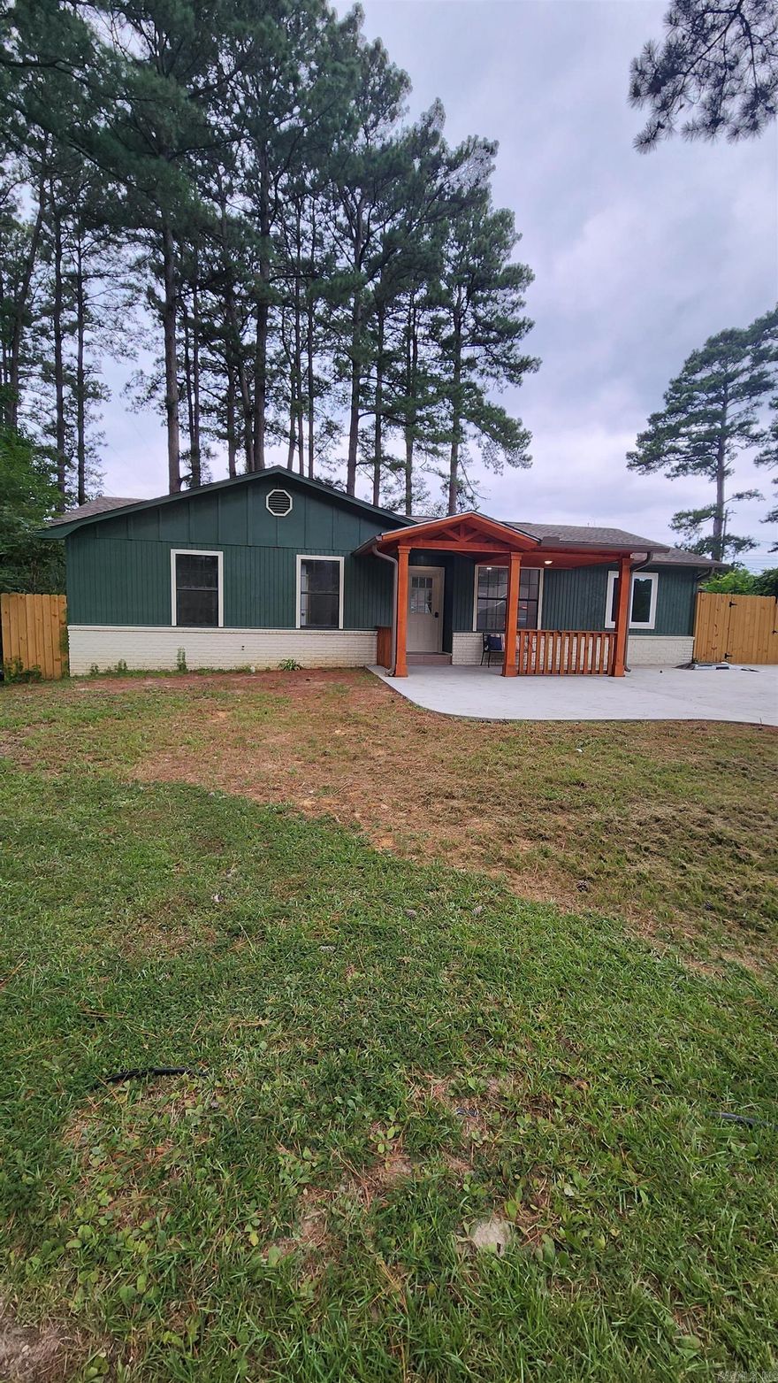 Home welcomes you with an exquisite craftmanship wood porch, stunning design, a masterful layout and uncompromising modern luxury are brilliantly showcased in this 4-bedroom house. Tucked withing the Bryant school district. The heart of the home is an open-concept great room where living, dining and the chef's kitchen flow seamlessly is also equipped with new stainless-steel appliances, granite countertops, large island and backsplash. The principal suite offers a walk-in closet and its own luxury bathroom. Three other bedrooms and 1.5 bathrooms are on the other side of the house, you will find luxury vinyl throughout, tile flooring on wet areas, new AC, electricity and fixtures. Outside you will find a massive covered patio where you can relax, unwind or entertaining. Set your appointments today! Agents see remarks.