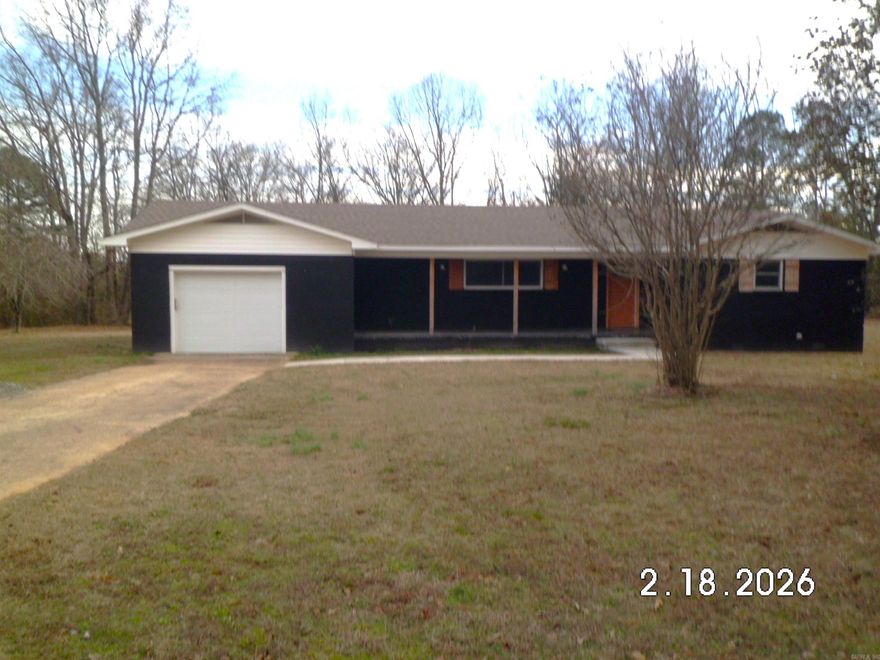Beautiful country setting at the top of Bettis Mountain Road, is this updated 3 bedroom, 2 bath home. Wonderfully remodeled with new roof, fresh paint, new kitchen appliances, new HVAC, ceiling fans in all the rooms, updated plumbing & electrical too. Fresh black and white tile in the 2 bathrooms and new fixtures. One car garage with large laundry room & attic access. This nicely updated home is sitting on two acres, plenty of space to garden or play or do whatever suits your fancy. Must see to appreciate the work that has been done.