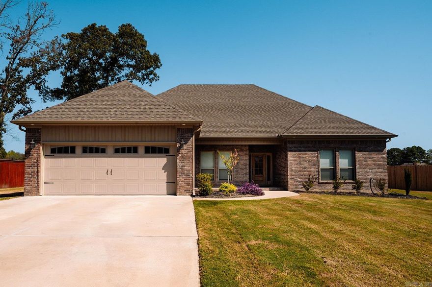 This lovely home sits in the heart of Beebe in Hidden Valley Estates. Open concept, this home has it all. Large island overlooking the living room is the perfect space for any family or entertaining. Four bedrooms and a split floor plan. The primary suite has his and her closets, double sinks, tiled walk in shower, soaker tub, and a beautiful barn door. Double barn doors, are a hint of uniqueness that leads you to the office or formal dining. This home also has a storm shelter in the garage, water filtration system, new landscaping, built in pantry, large laundry. Perfect home for any family looking for that small town feel. Great access to 67/167 for your commute to work. BOOK YOUR SHOWING TODAY!