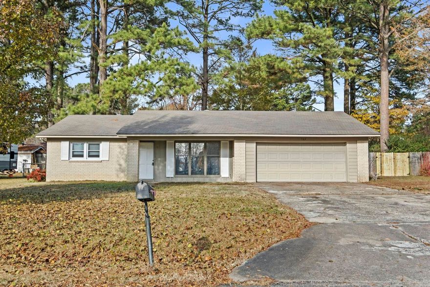 Newly Updated Home Near ASU Beebe! This 3-bedroom, 2-bathroom home is perfectly located within walking distance to the college, making it ideal for first-time buyers or as an investment property. Recent updates include a brand-new HVAC system, and a sleek new walk-in shower. The spacious kitchen is perfect for gatherings, and the split floor plan provides privacy for the primary suite. The two-car garage offers plenty of storage space. With its prime location near shopping, dining, and easy highway access, this move-in-ready home won’t last long. Schedule your showing today!