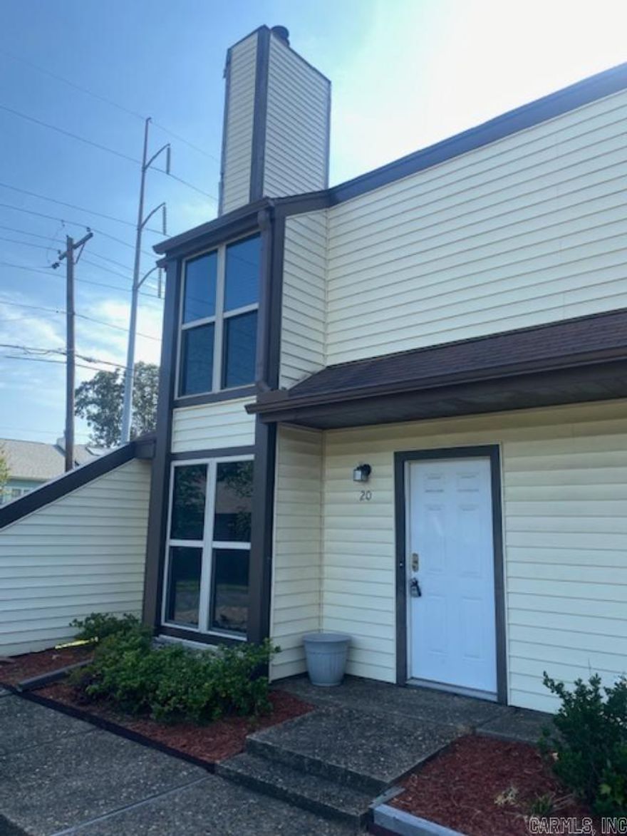 Welcome to Condo living in Sherwood, AR!  This stunning 2-bedroom, 2.5 bath gem offers 1,556 sq ft of modern design and functionality.  It contains a well appointed kitchen, spacious bedrooms and bathrooms with a serene oasis to unwind.  Located in the heart of Sherwood, enjoy city amenities and a peaceful neighborhood.  Don't miss this incredible opportunity to make this condo your dream home!  Call now for details and viewing.  Features include granite countertops, stainless steel appliances, vinyl plank flooring, a wet bar, and a fireplace. Monthly fee covers:  Trash pick, water, yard maintenance, building repairs.