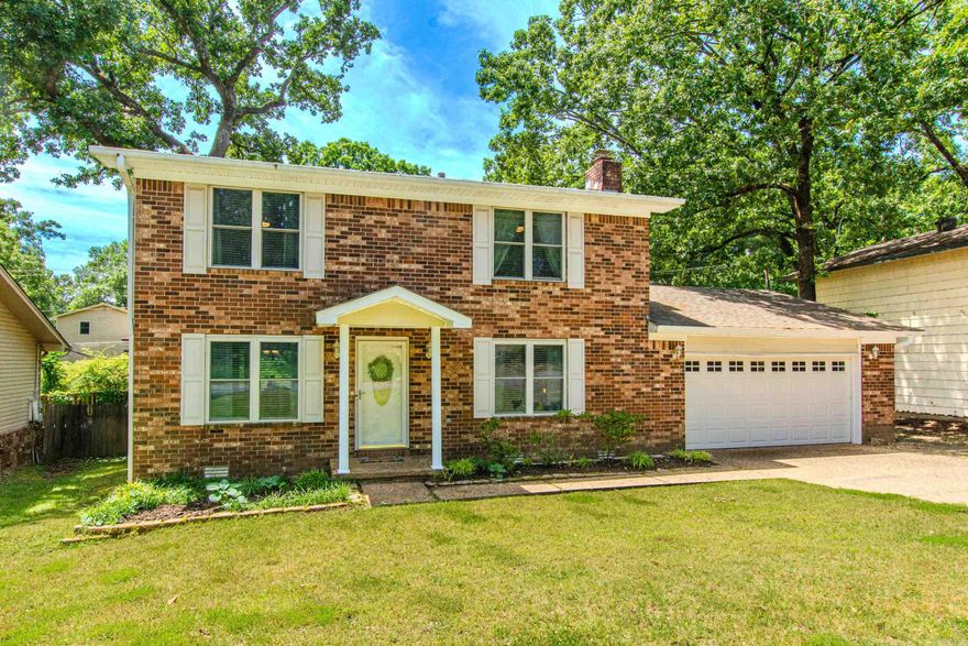 Nestled in a delightful location, this charming home boasts two inviting living areas, a formal dining room, a cozy fireplace, and fresh paint throughout. An office space, not included in the square footage, adds to its functionality. In 2023, a new roof was installed, and in 2021, new tilt-in windows were added. Additionally, a new 2-ton HVAC system was installed in 2019. The home also features spacious closets and ample storage. Relax on your covered back deck and enjoy the spacious landscaped backyard.