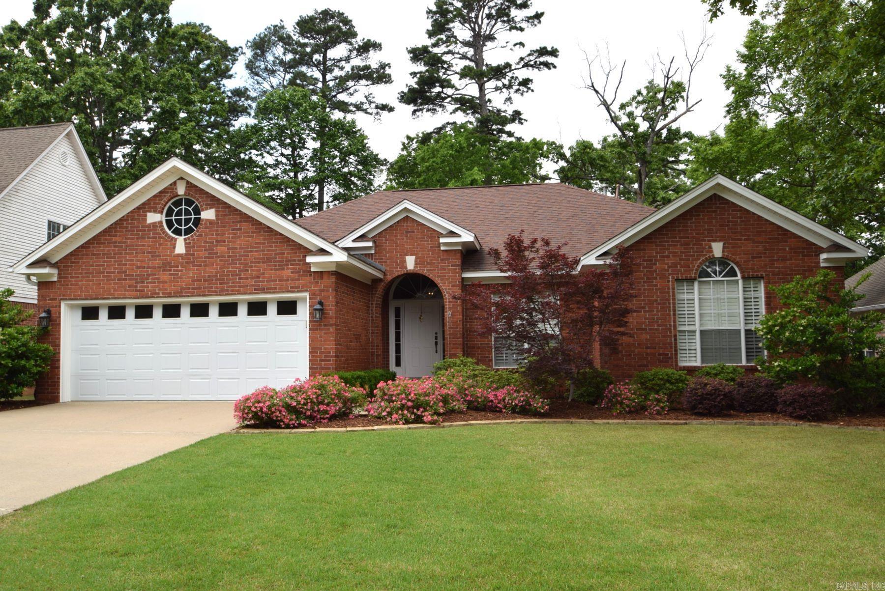 Well cared for Chenal Valley home in established neighborhood features a myriad of updates! Beautiful hardwood flooring throughout the home, extensive crown moldings and plantation shutters throughout. The kitchen features newer upscale appliances and a work station island with an ice maker that provides 'Sonic" style ice!. The eatin kitchen features a long serving bar with extra cabinets above. The primary bedroom is spacious and features a connected study/sitting area. The primary bath has a Spa style walk in shower & large vanity. The living room is spacious enough for all your entertaining with a large custom fireplace mantel and gas starter. The two remaining bedrooms are large and feature good size closets. The guest bath features a large vanity, tile flooring and a sliding glass door tub/shower. The large Laundry room is just off the kitchen and features a sink. The fully fenced backyard is professionally landscaped with a brick paver patio leading to a fully screened enclosed porch. Oh! Did I mention the affordable Chenal Valley pricing?