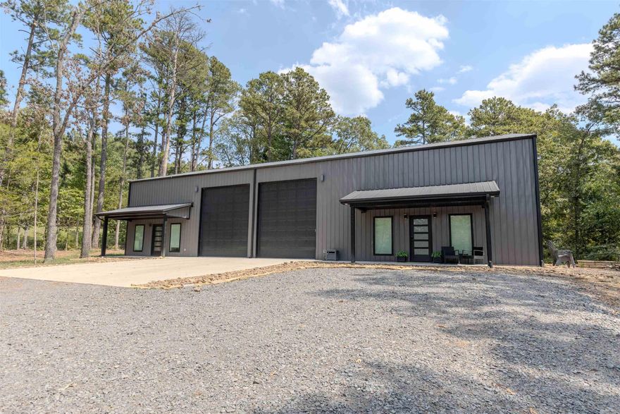 This remarkable new construction is unlike anything you can find on the market!! Pulling into the driveway, you will see Greers Ferry Lake. This home is setup as a duplex and has 2 separate living quarters with a shared garage space that is heated and cooled. The right side of this home features 4 bedrooms, 2 bathrooms and an office/gameroom! There is LVP and quartz throughout, with a walk-in pantry showcasing a second refrigerator and ample storage. Enjoy the 85 gallon marathon water heater that services this side. The left side features 2 bedrooms, 2 bathrooms! Matching LVP and quartz is carried throughout this side of the home. The shared shop space features 2 12x14' garage doors - enough space to store your RVs or boats! You can also enjoy the 50 amp RV plug on the front. This garage space is heated and cooled. Additionally, there is extra storage space at the back of each home. The right side is plumbed for an ice machine! The entire home features walk in attic access, spray foam insulation for great energy efficiency! Rent a boat slip at Furgerson's Choctaw Marina, which is a close .7 miles from the property. Rented out on AirBnB currently.