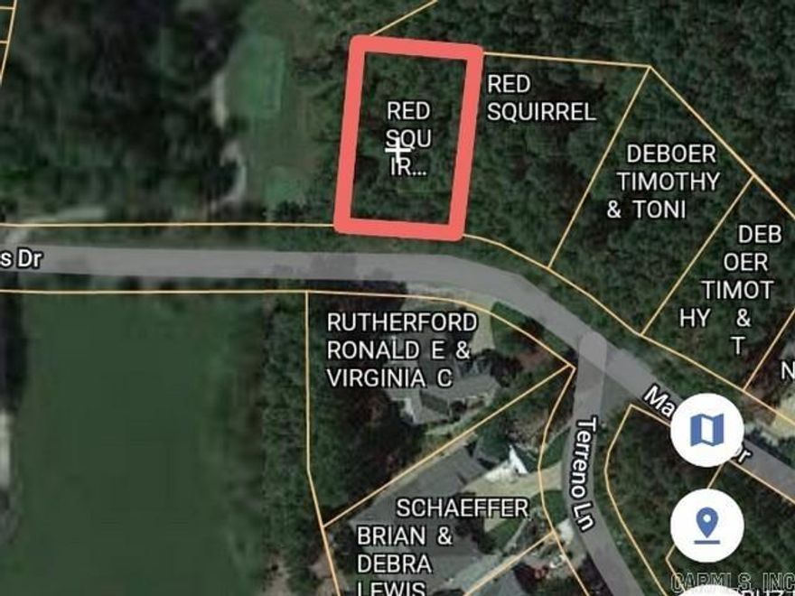 Nice lot on Granada golf course #12 teebox.  Lot 030 Block 10 (adjacent) is also available.  Lot 031 Block 10 AltaVista Subdivision, Saline County, Hot Springs Village AR  $250 Buy-In fee for HSV POA for first time buyers
