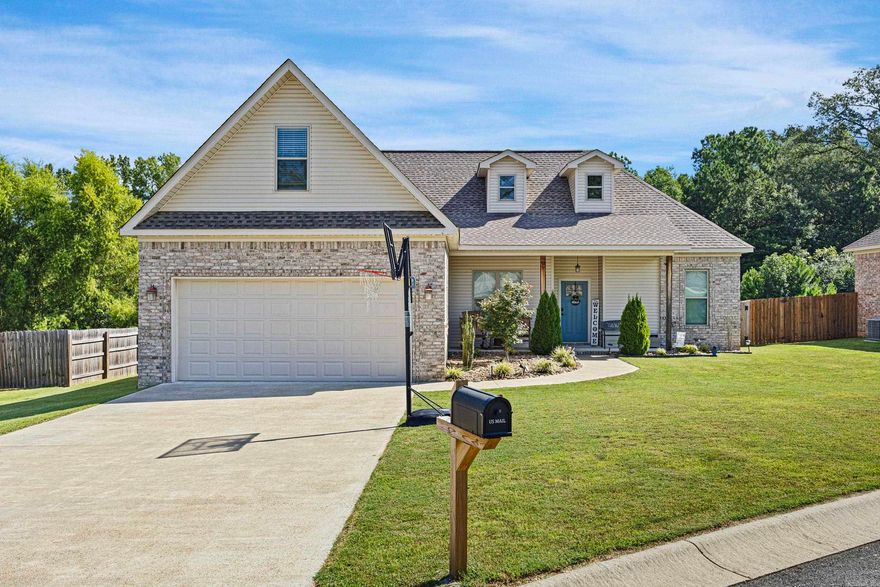 Beautiful home in the sought-after Walkway Point subdivision! This property features a split floor plan with spacious living areas and many recent updates throughout. A newly added 4th bedroom above the garage provides flexible space that could serve as a bonus room, media room, or private home office. The ample-sized garage offers plenty of room for vehicles and storage. Outside, the well-landscaped yard features a brand-new wood privacy fence and a spacious deck, perfect for outdoor entertaining, relaxing, or family gatherings. With its thoughtful upgrades and versatile layout, this home is move-in ready and designed for both comfort and function.