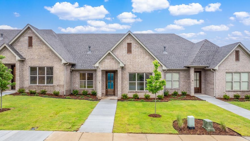 Welcome to Edgewood—West Little Rock’s newest neighborhood where upscale living meets low-maintenance convenience. Built by Graham Smith Construction, this thoughtfully designed 2-bedroom, 2-bath attached home offers modern comfort with no yard work required—lawn care is included. Step inside to a bright, open-concept layout with designer finishes at every turn. The living area features a cozy fireplace and flows seamlessly into a sleek kitchen outfitted with quartz countertops, custom cabinetry, stainless steel appliances, and a stylish tile backsplash. Luxury vinyl plank flooring runs throughout the kitchen and living room, adding warmth and durability. The primary suite is a calming retreat with a spacious walk-in closet, a large vanity, and a tiled shower. Enjoy outdoor living on your private, covered patio, perfect for morning coffee or evening unwinding. A 2-car garage adds parking and additional storage. Located just 5 minutes from Costco! Edgewood offers easy access to all that Little Rock has have to offer. With early-phase availability, now’s the time to invest in this beautiful new community.