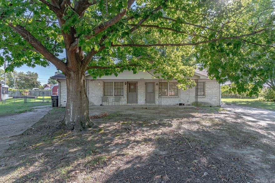 Investor Special – Duplex Investment Opportunity! Welcome to 3608 Viking St in Jonesboro, a brick duplex featuring two 2-bedroom, 1-bath units built on a durable slab foundation. Both units are currently occupied, and tenants pay all utilities, making this a low-maintenance, income-producing investment. The brick exterior and solid layout offer long-term durability and minimal upkeep for investors seeking steady returns. Located in a desirable area near schools, shopping, and major highways, this property benefits from strong rental demand and consistent occupancy. This property is part of a large investment portfolio between West Memphis and Jonesboro, AR. The seller prefers to sell the portfolio in full but may consider smaller packages after a few weeks if no full-package offers are received. Contact agent for rent rolls, lease details, and full package information.