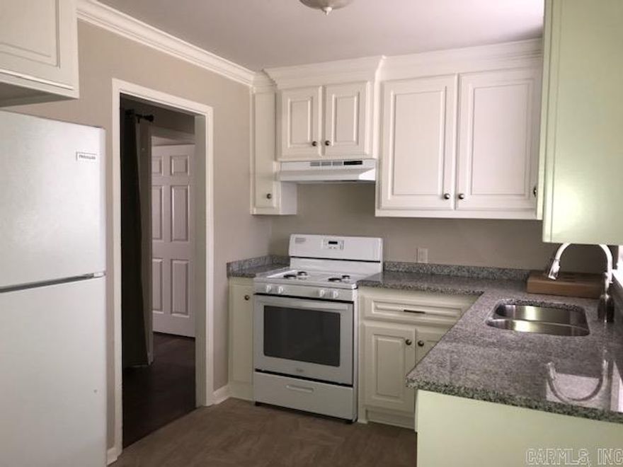 Updated 3 Bedroom house close to UALR and major highways. Tenant is responsible for water,electric,gas and upkeep of yard.This is a non smoking property .