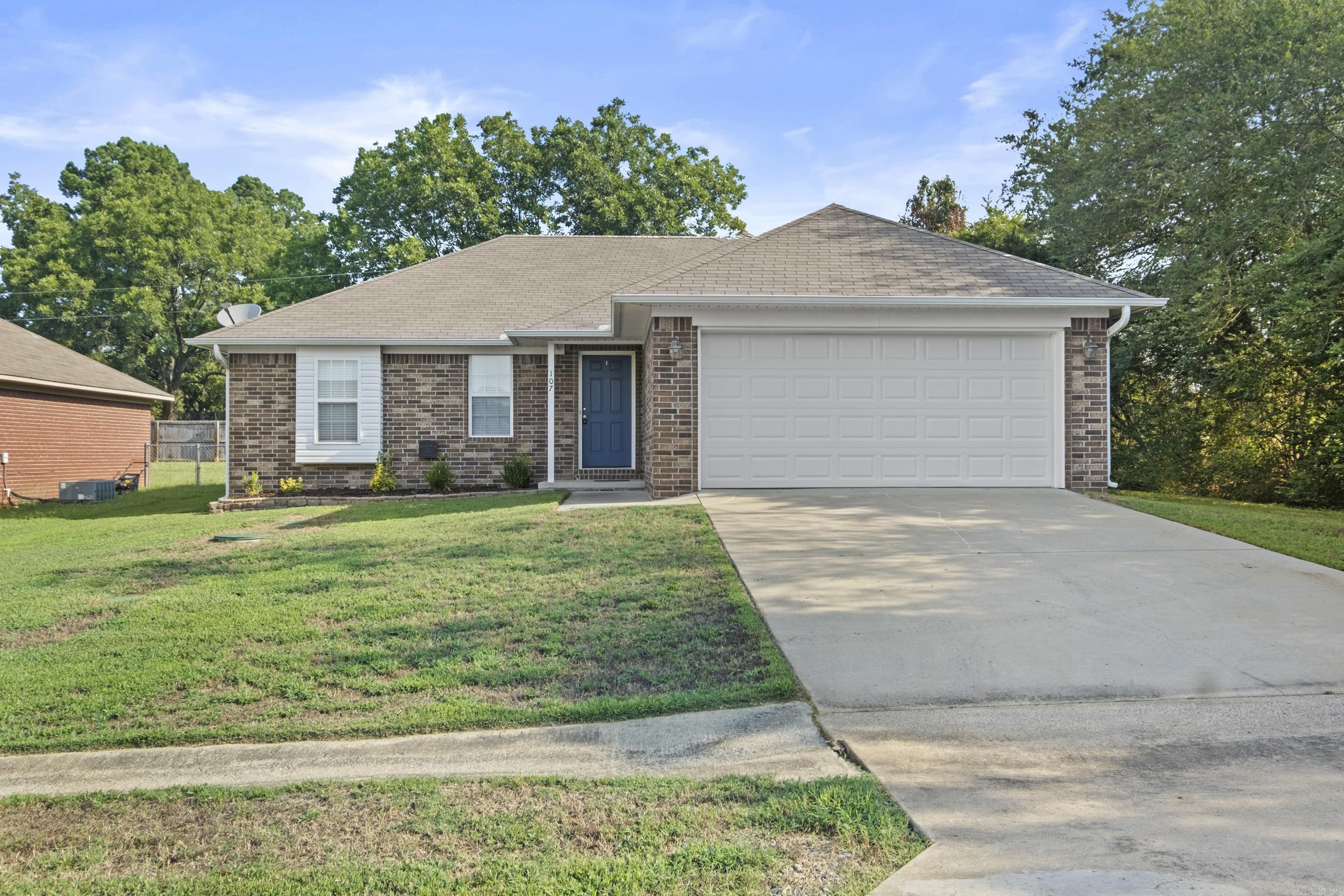 Welcome to this beautifully refreshed 3-bedroom, 2-bath home offering 1,156 sq. ft. of comfortable living space. Located in a friendly subdivision and just minutes from schools, this home blends modern updates with practical features that make everyday living a breeze. Inside, you’ll find fresh paint throughout, along with new flooring in the bedrooms and living room for a clean, move-in ready feel. The primary bedroom boasts a tray ceiling, adding style and character, while ample storage throughout the home ensures you’ll have space for everything. Recent exterior improvements include new gutters installed all the way around the home, providing peace of mind and curb appeal. An extra parking pad with a camper plug-in near the driveway offers convenience for RV owners or guests. Best of all, this property qualifies for USDA financing with zero down for eligible buyers, making homeownership more accessible than ever. With thoughtful updates, modern touches, and a location close to schools, this home is ready for its next chapter!