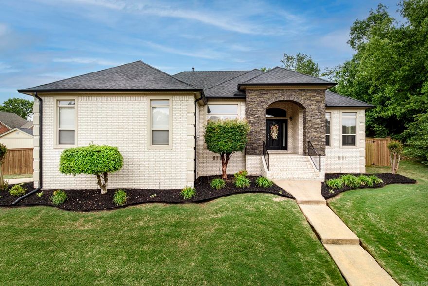 Welcome to 41 Oakbrooke Drive—a well-maintained home that blends comfort, thoughtful updates, and standout curb appeal.  From the moment you arrive, the exterior makes an impression with updated stone accents, a beautifully manicured lawn, and strong architectural design—enhanced by a **built-in irrigation system** to keep everything looking its best year-round.  Inside, you’ll find fresh paint, original hardwood floors, and an open layout that creates a warm and inviting atmosphere. The kitchen features newer appliances and flows seamlessly into the main living area, making it ideal for both everyday living and entertaining.  The spacious primary suite offers a private en suite with both a soaking tub and separate shower—your own space to relax and recharge.  Step outside to a large deck perfect for gatherings, along with additional storage space for convenience. Major updates have already been taken care of, including a roof and gutters replaced in 2024 and an A/C unit that’s only six years old.  A move-in-ready home with comfort, curb appeal, and outdoor functionality—ready for its next owner.