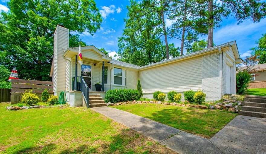 Great location in WLR!  Interior walls taken down to the studs, because of grease fire in 2022.  Everything has been replaced, Electrical, plumbing, HVAC, flooring, windows, tankless water heater, lighting, cabinets and fixtures.  Roof replaced 2021, has 10X20 Deck, small patio & fully fenced.  No carpet, washer & dryer is a combo unit & will remain, along with Refrigerator. WB fireplace & one car garage.  This is like a new home that was blt 2022.