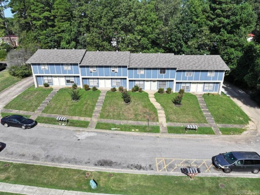 Prime value-add multifamily investment in central Little Rock’s medical corridor. Significant improvements planned by current ownership, including removal of  unused window A/C units to enhance the exterior façade, comprehensive  landscaping upgrades, replacement of interior blinds, and restriping of the  private rear parking lot to improve appearance and functionality.