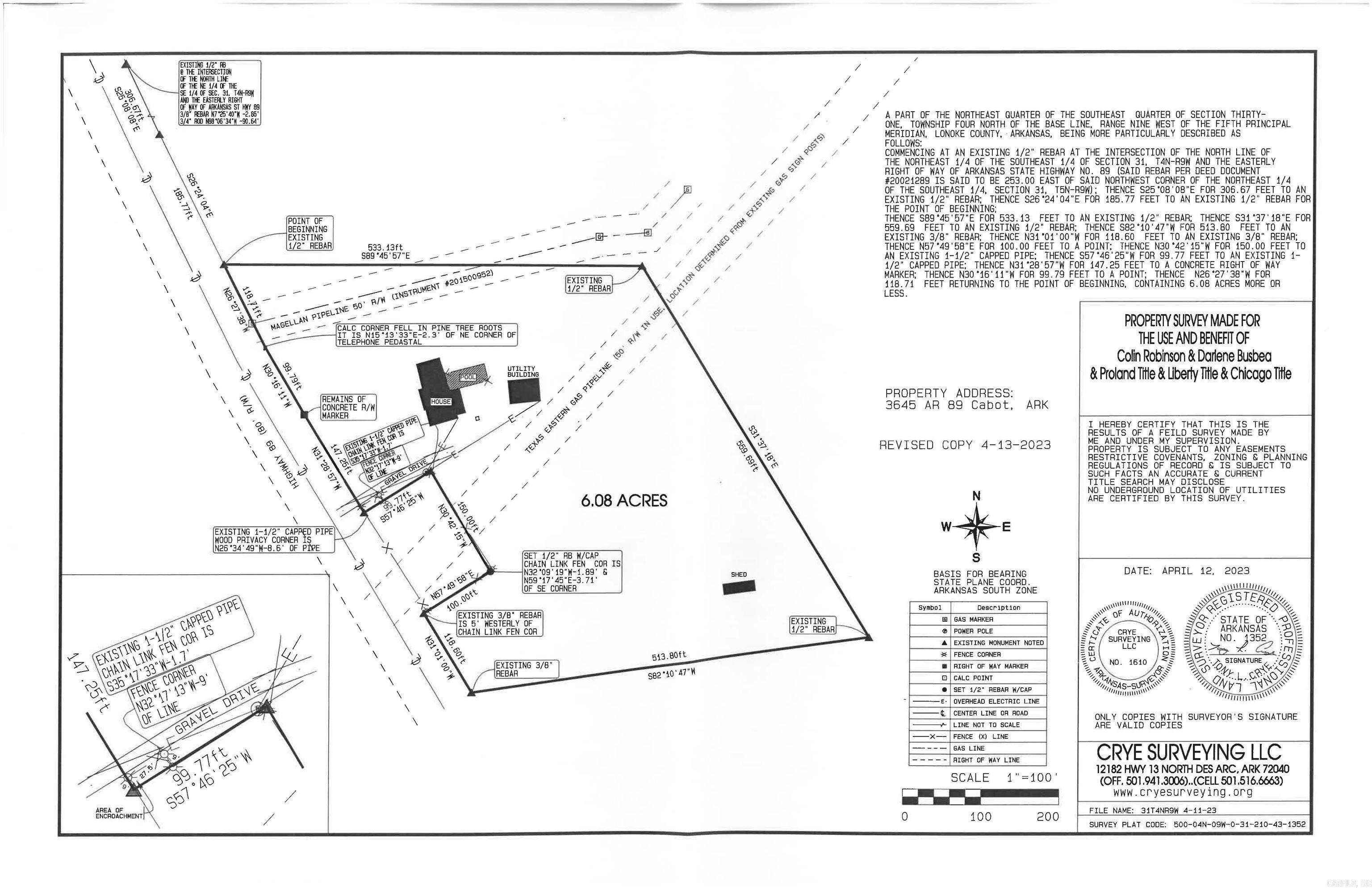 Metes & Bounds - Residential