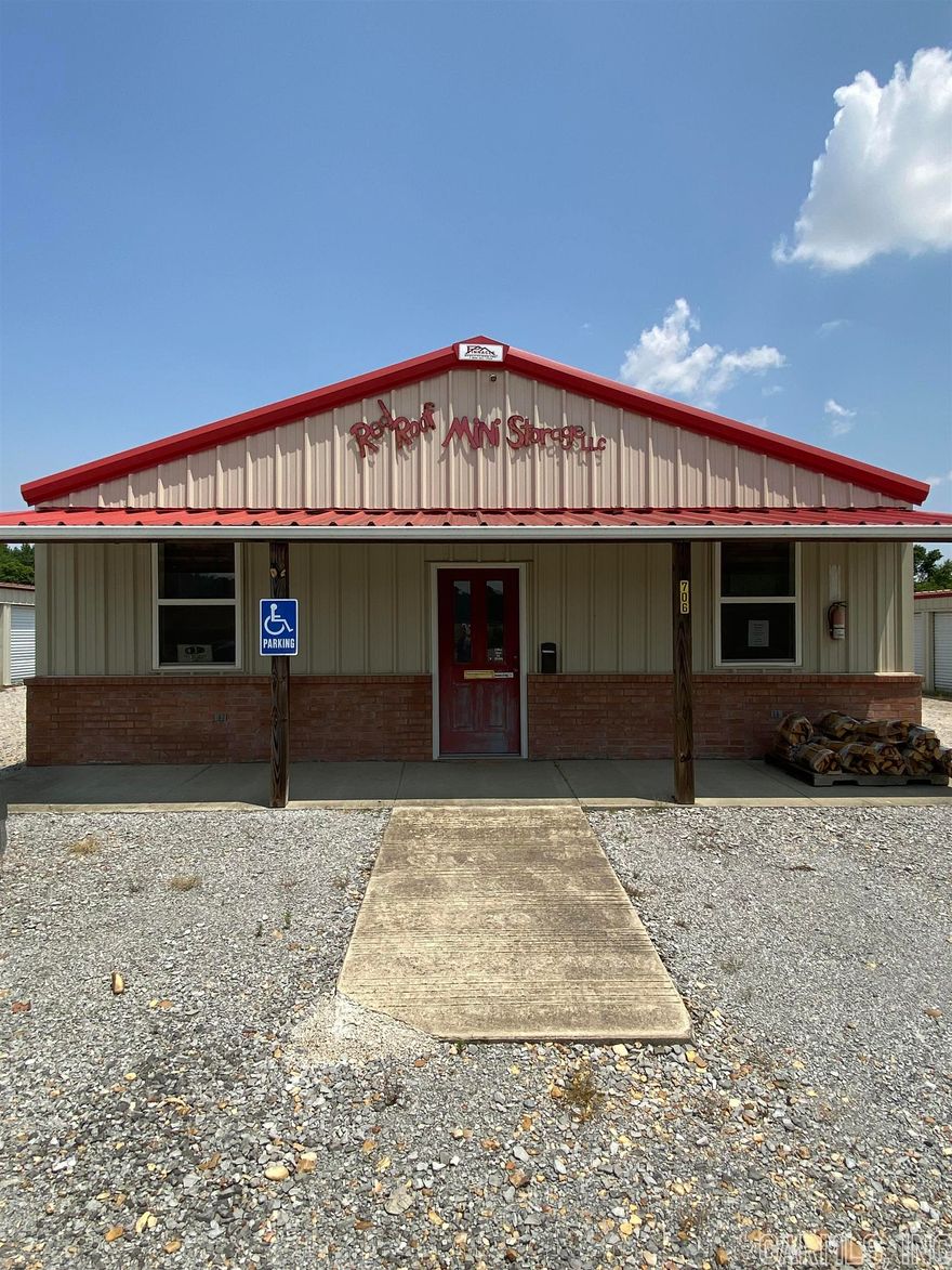 Intriguing investment opportunity in Brookland, AR. This storage facility features 168 units fully fenced in, an office, and ample space to expand. The major commercial and residential developments in the immediate area are the cherry on top creating future demand.