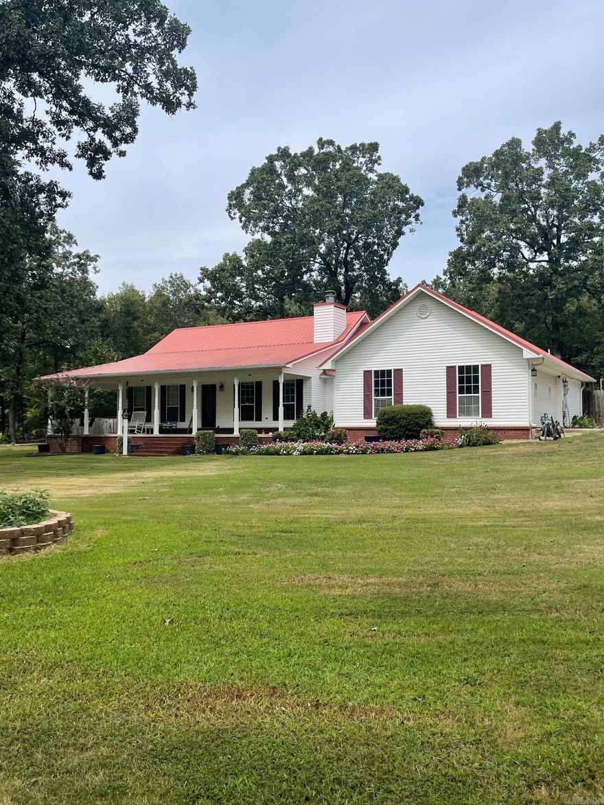 Looking for a home that boasts both serenity and seclusion while still being close to Conway for any needs? Look no further than this 3 bedroom, 2 bathroom home that comes with many upgrades and attractions. It has new flooring, a metal roof, quartz counter tops, a new hot water heater and new HVAC air handler and much more. This home offers outside covered porches on 3 sides with a beautiful lawn and landscaping. Beautiful fruit trees flourish on the property. It also has a storage shed and an area to plant a garden. This is a must see! Professional Pics to come.