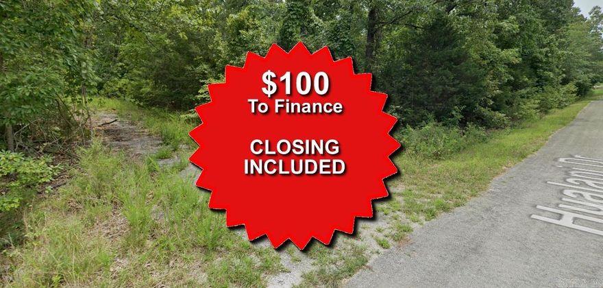 Owner-finance for easy terms. Cash buyers can pay by debit or credit card as well. Nice lot to develop or hold for future value. Public water and electric may be available to run to property and will need septic. Owner/agent. No mobiles allowed. 1000 minimum build size on any other type of home, depending on subdivision. Finance is $100 finance fee and 5 months at $145 and closing costs are included. Buyer responsible for any/all taxes and lots sold "as-is". Quit claim deed conveys. Parcel ID# 180-13236-000