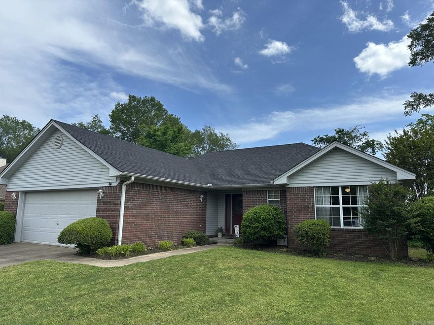 A great place to call home! This 3 bedroom, 2 bath home has 1533 square feet of space that offers a great split floor plan. It is wonderful for a new couple just getting started or for a young family. You will love the large great room and enjoy the natural pastureland out the back yard view.  Home is in wonderful shape with a new roof in 2023.  Refrigerator will convey; new microwave, Washer and dryer stays. (washer needs work) Please call for more details. The home is in great condition. Home sold as is.  Please provide 1 hour for notice to see home. (See agent remarks)