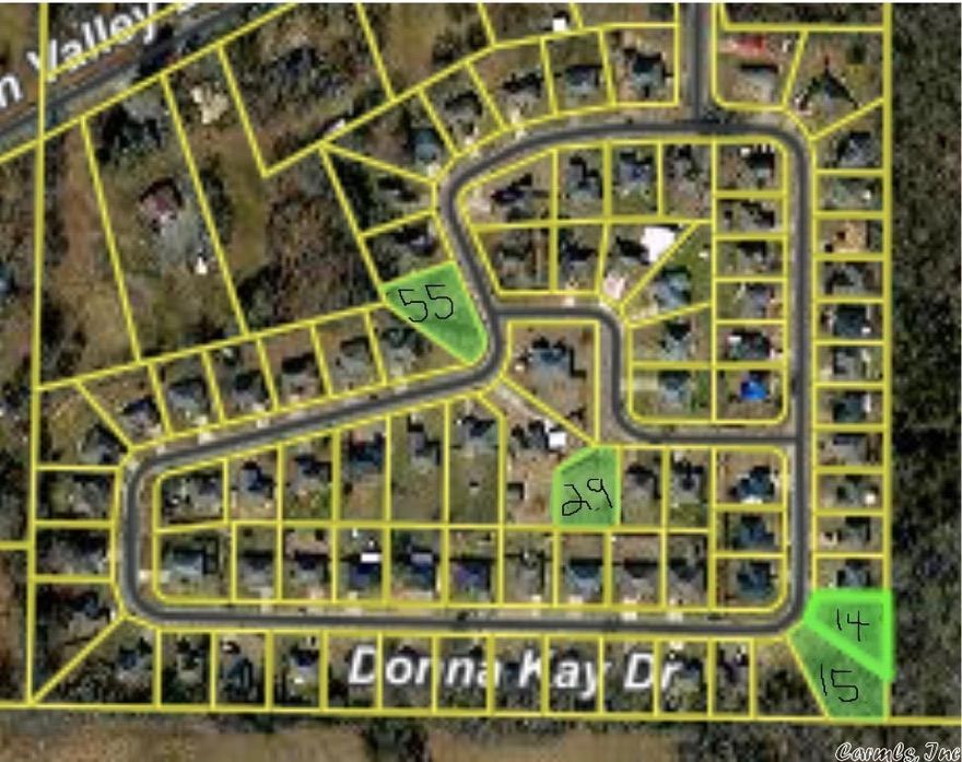 Group of four residential lots in an established Greenbrier neighborhood for sale. Each lot has all utilities available and are all ready for construction! All lots can be purchased as a package deal for $38,000.  Lots 29, 55 are in West Pointe Sub with 1,200 SF minimum home size. Lots 14 and 15 are in Magnolia Pointe Sub with 900 SF minimum home size. Great investment opportunity!