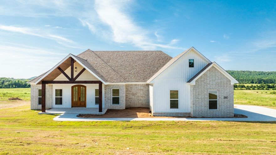 Beautiful new construction home in one of Greenbrier's newest subdivisions. Nice living room with an electric fireplace. The kitchen is a dream with expansive countertops, plenty of cabinets and the amazing hidden pantry. The laundry room joins the primary closet which circles through to the primary bathroom. In the primary bath is a custom tile shower, soaking tub and dual vanities. Lockers located as you come in from the garage with lots of extra storage. Luxury vinyl flooring throughout.  Come see this home today!