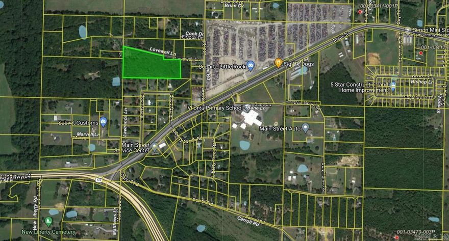 3.6 Acres outside city limits. Build what you want Good location for duplex's or a house or a mobile home