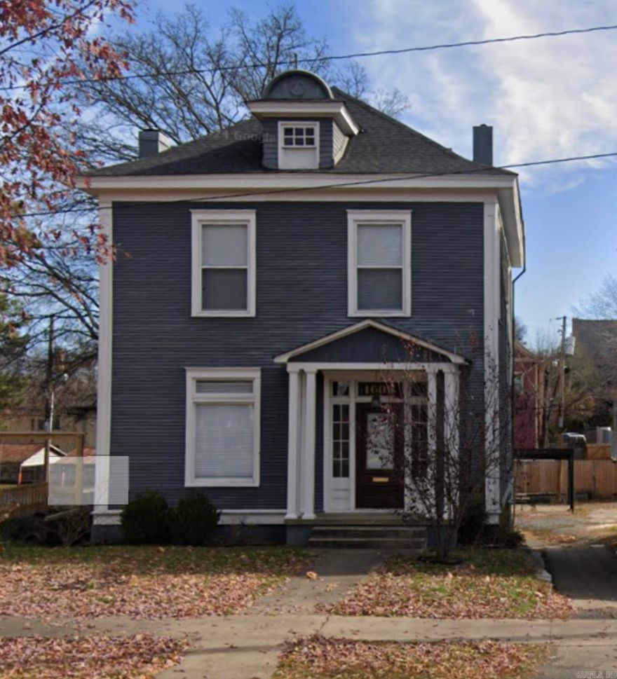 Historic property in a prime location with residential and commercial potential. This spacious home features 4 rooms upstairs. The main level includes a den, formal dining room, kitchen, entry, laundry area, full bath, and a half bath. Large attic and basement storage room provide ample storage space.  Covered parking for 2–3 vehicles located at the rear of the property. Original architectural details throughout. Located along the Broadway corridor with excellent visibility and access. Agent see remarks