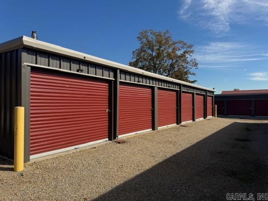 Excellent Investment Opportunity!! This 30-unit mini storage complex is in a highly desirable location and boast an impressive occupancy rate of 98% since opened. Units currently rent for $75/month