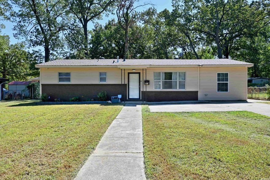 Just like new, totally rebuilt just less than a year ago this 1891 square-foot home features 4 bedrooms, two bathrooms, bonus room that could be used as office base workout space, or just an additional place to chill, new flooring, new paint, new windows, new appliances, new new new also close to the interstate and close to restaurants and shopping minutes away from the Little Rock Air Force Base. Large front yard and fenced backyard.