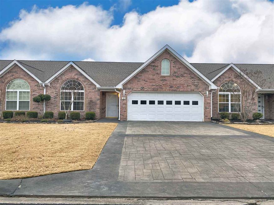 GORGEOUS CONDO ALL NUETRAL & CONTEMPORARY DECOR AND BUILT INS W/GAS LOG FIREPLACE, ADDITIONAL SUNROOM, TWO LARGE BEDROOMS, FRONT VAULTED BEDROOM, ALL BRICK, ON THE POND WITH BRICK PATIO, IRON FENCE, ALL TILED FLOORS, LARGE FOYER, DOUBLE GARAGE, ALL UPDATED KITCHEN AND BATHS QUARTZ COUNTERTOPS, LARGE LAUNDRY ROOM, W/D & ALL APPLIANCES PROVIDED FOR LEASE, ONE YEAR REQ LEASE OWNER/BROKER