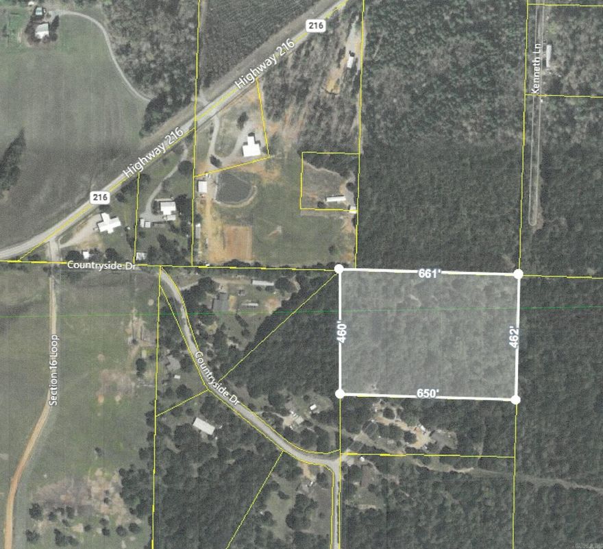 Fully wooded parcel in the Bigelow School District just South of the Houston Community. Parcel needs road improvement to gain total access.