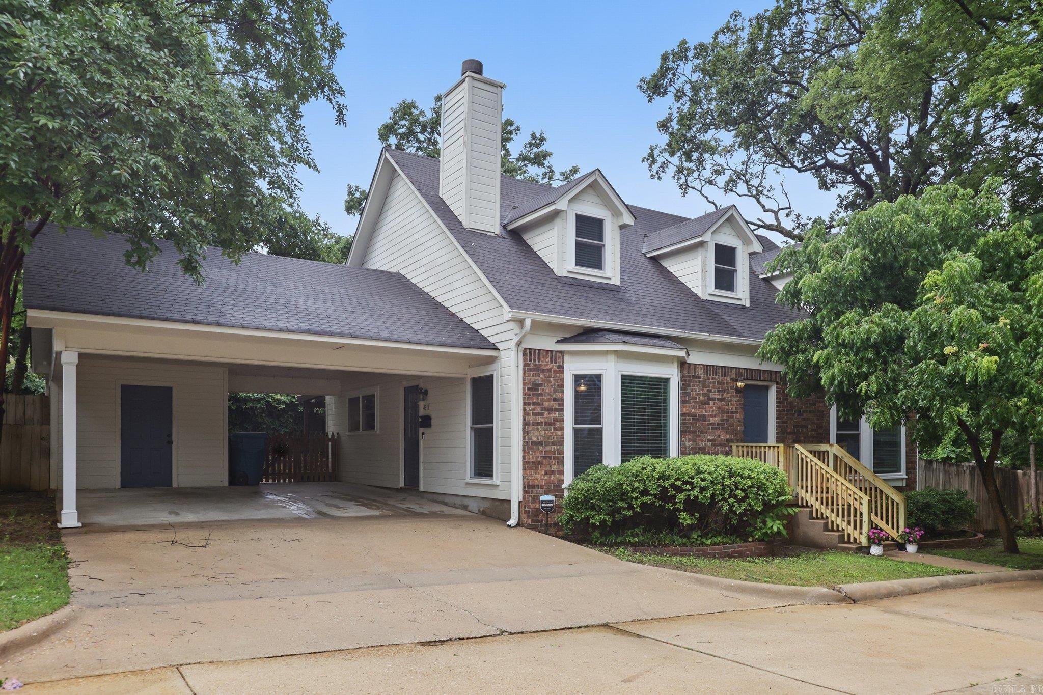 You don't want to miss this hidden gem in the heart of Hillcrest! Tucked away on a quiet dead-end street, 4911 B St has 3 bedrooms, 2.5 baths, and covered parking in one of Little Rock’s most loved neighborhoods. The home was built in 1988 and has seen thoughtful updates over the past few years - from the refreshed kitchen, renovated laundry room to new windows, HVAC, and water heater! The kitchen and dining combo is perfect for everyday meals or casual get-togethers, and the primary suite is conveniently located on the main level with two additional bedrooms upstairs. Out back, enjoy the covered patio no matter the weather. Quick access to both Markham and Kavanaugh puts shopping, dining, and more just minutes away!