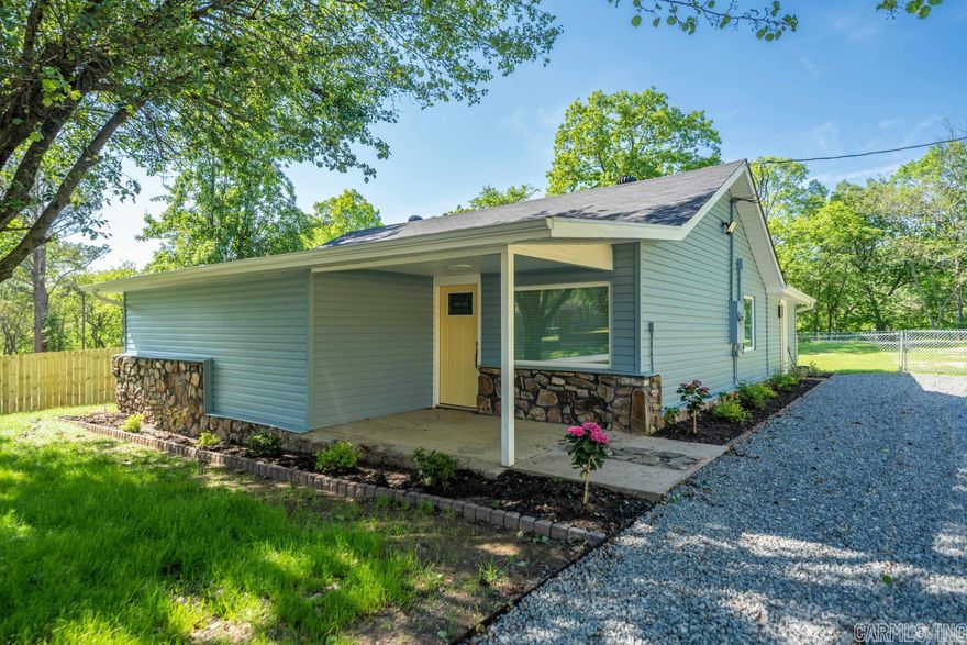 From the moment you lay eyes on it, this darling home will capture your heart.  You'll love the charming exterior and the peaceful setting, with mature shade trees and a flowing creek behind the property.  The fully-remodeled interior is a testament to tasteful design, and attention to detail. Every room has been thoughtfully updated, creating a warm and inviting atmosphere. The kitchen features butcher block counters and stainless appliances, while the master suite features a huge walk-in closet and double vanity. The oversized, fenced back yard provides a perfect space for relaxation, privacy, and outdoor activities. Come and see for yourself!