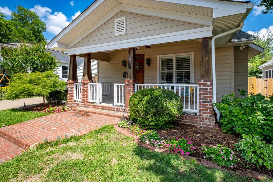 This well-appointed one-level home in the Heights has so much to offer. Built in 1935, it feels more like newer construction with a modern open floorplan, updated kitchen and baths and two living areas. Beautiful custom wood cabinetry fills the kitchen and adjacent hallway providing floor-to-ceiling storage. A screened-in porch spans the back of the home. The large primary suite is complete with walk-in closet and walk-in shower. The second bath features a claw-foot tub with shower head and pedestal sink. The rear-entry, two-car garage is accessed from the alley through a remote-controlled gate. Over the garage is a 300 square foot space that could easily be finished out to create a home office, bonus living space or guest suite. *AGENTS SEE REMARKS.