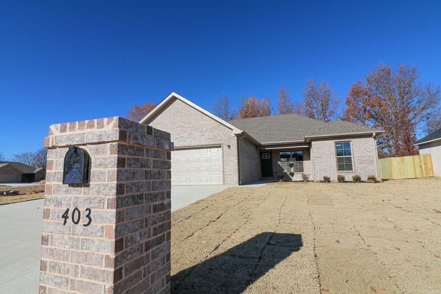 Brand new construction in Ridge Park Subdivision in Bono! This 3 bedroom, 2 bath home is move in ready just in time for the holidays! This home offers an open floor plan with the kitchen overlooking the shiplap fireplace in the living room. The kitchen has granite countertops, with stainless appliances, and a backsplash. The master suite has a soaker tub with a separate shower and walk in closet. This plan also has a separate laundry room and 2 pantries. Call an agent today to set up a showing!