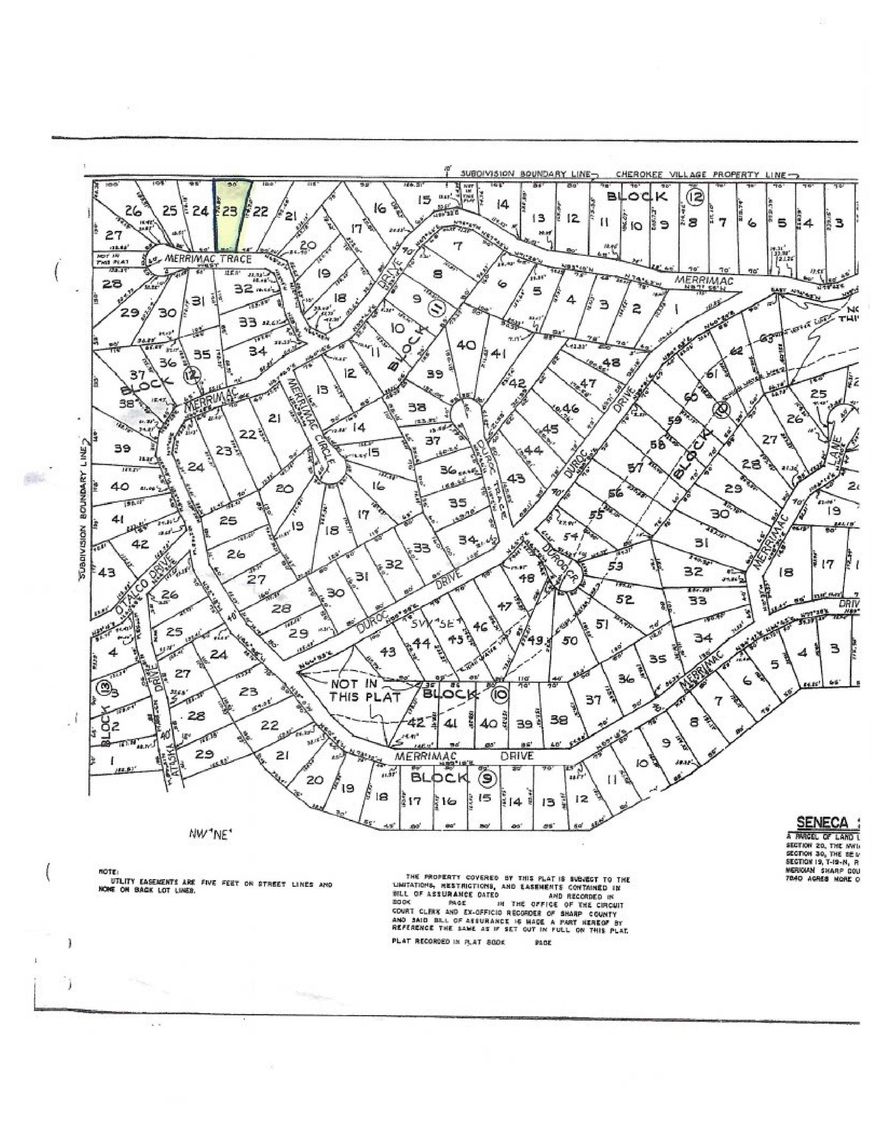 Lot for sale in Cherokee Village! This property will need to be accessed with an "off road" vehicle. Want access to Cherokees Local Ammentities? Give us a call today!