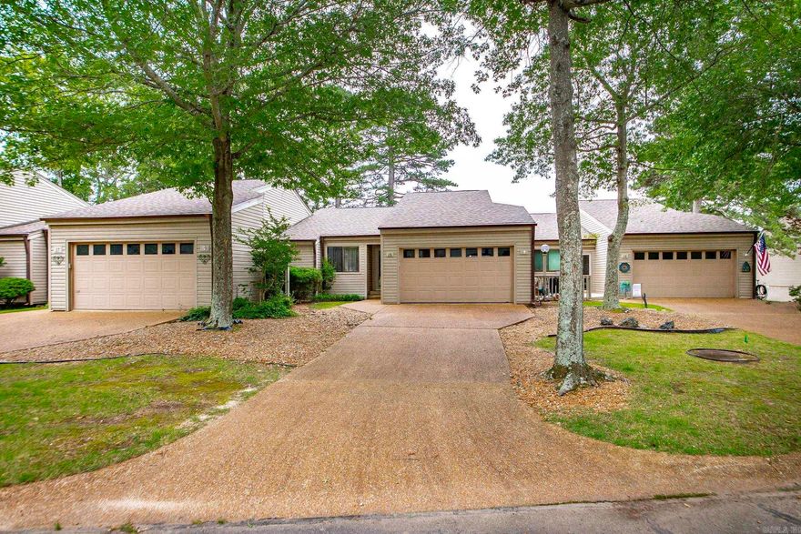 Welcome to Your Ultimate Golf Course Retreat! Discover relaxed, resort-style living in this beautifully updated townhome, perfectly positioned on the prestigious Indian Hills Golf Course in Fairfield Bay, Arkansas. Start your mornings or unwind after a day on the greens on your private screened-in porch, where you can savor your coffee, take in peaceful golf course views, and enjoy the tranquil atmosphere. Just 10 minutes away, Greers Ferry Lake and Fairfield Bay Marina offer endless opportunities for boating, fishing, and water recreation. For golf enthusiasts, take advantage of the 24-hour driving range and the state-of-the-art golf simulator, enhancing your golfing experience year-round. Step inside and be wowed by recent upgrades, including gleaming granite countertops, contemporary luxury vinyl flooring, and a stunningly remodeled master bathroom featuring a modern shower. The townhome may be sold furnished (excluding select personal items), allowing you to move right in and start enjoying the lifestyle you’ve been dreaming about. Additional updates include a new roof installed in 2022. Whether you’re seeking a full-time residence, a weekend getaway this is an exceptional buy.